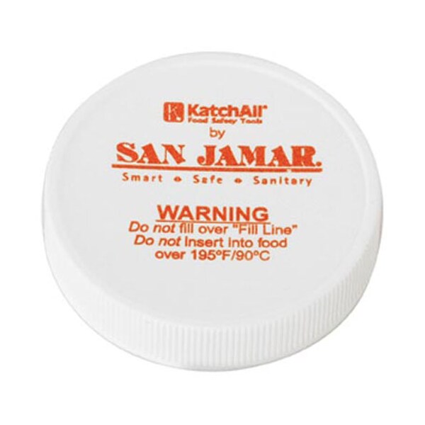 San Jamar Lid Only - Rapid Cool  (4Pk) For  - Part# Sjrcu-Cap - SJRCU-CAP