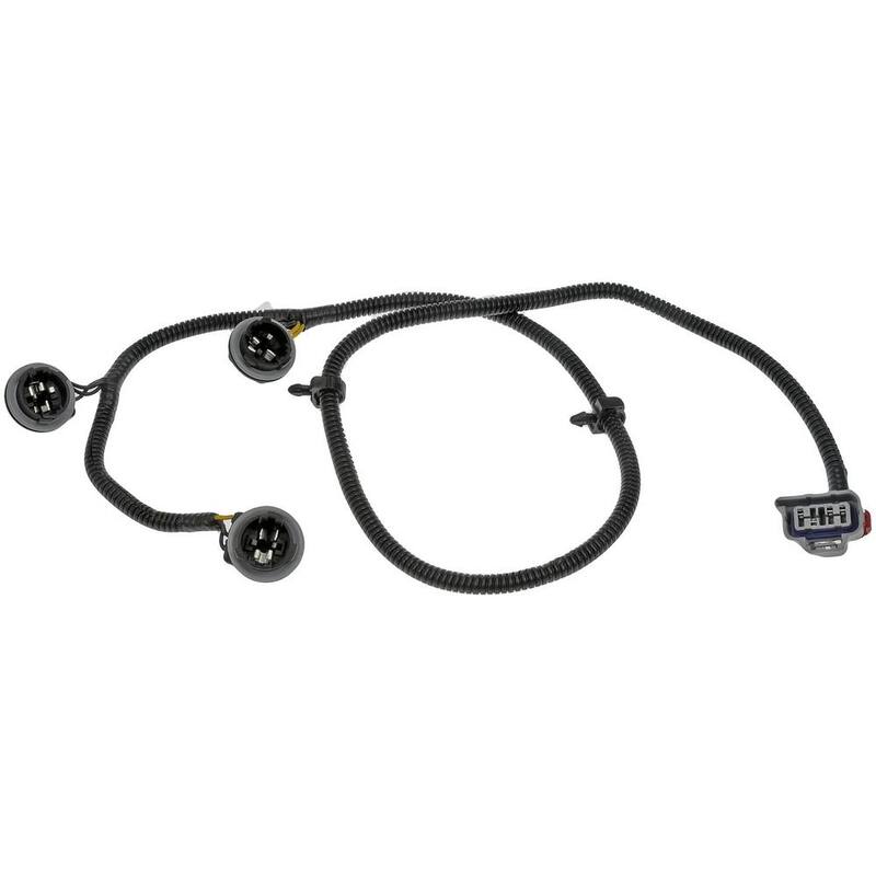 Unbranded Rear Driver's Side Tail, Turn, Brake, And Backup Light Harness With Sockets - 645-936