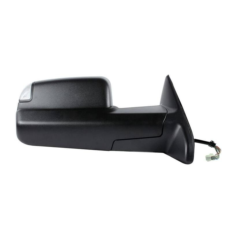 K Source Towing Mirror - DODGE RAM Pick-Up 1500,2500 (13-18), 3500 (12-18), w/Turn Signal, Puddle and Memory, RH, Heated Power - 60241C
