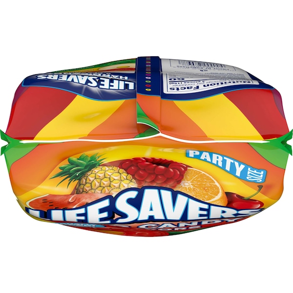 Salvavidas Dulce Duro Lifesavers Cinco Sabores Bolsa de Pie 50 oz., Paquete de 6 - 402602