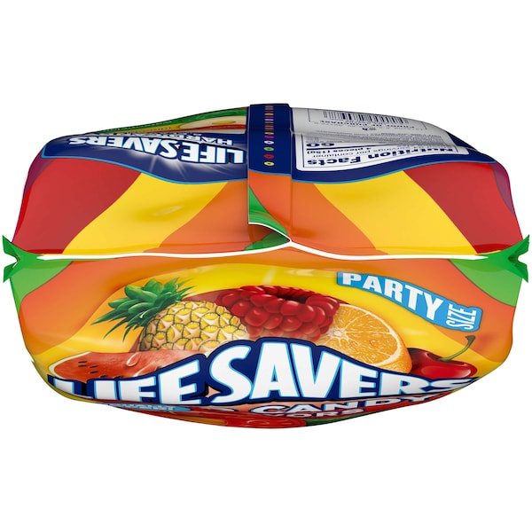Salvavidas Dulce Duro Lifesavers Cinco Sabores Bolsa de Pie 50 oz., Paquete de 6 - 402602