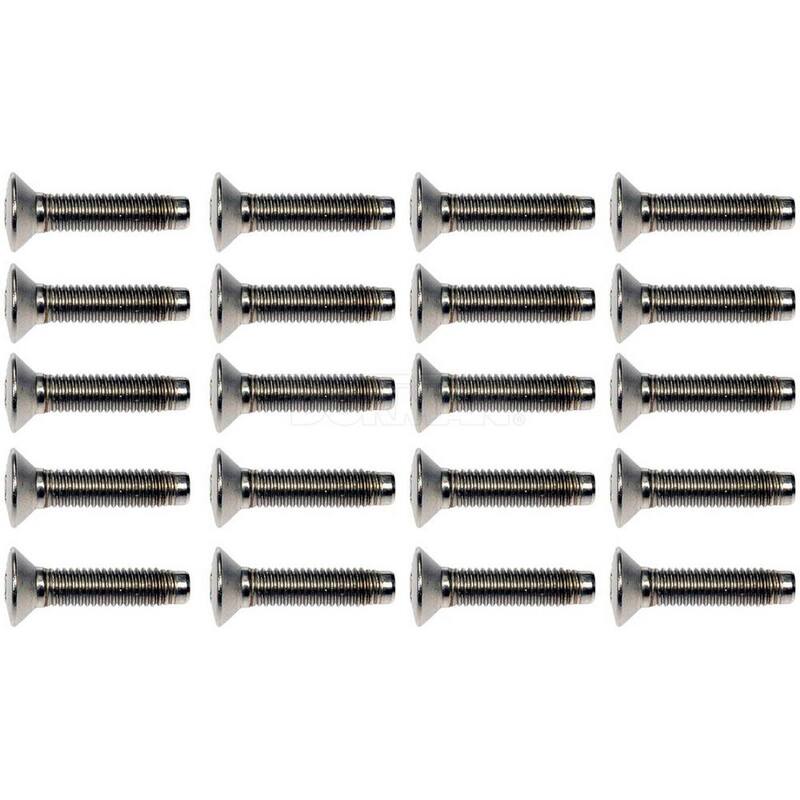 Unbranded Stainless Steel Door Hinge Screws (20-pack) - 45998