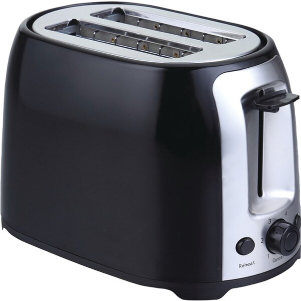 Brentwood Appliances 6-1/2" 2-Slot Black Toaster - TS-292B
