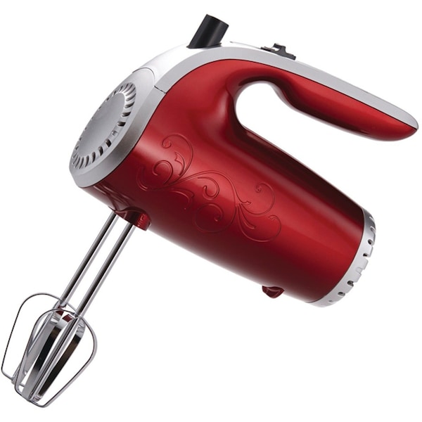 Brentwood Appliances Lightweight 5-Speed Electric Hand Mixer (Red) - HM-48R