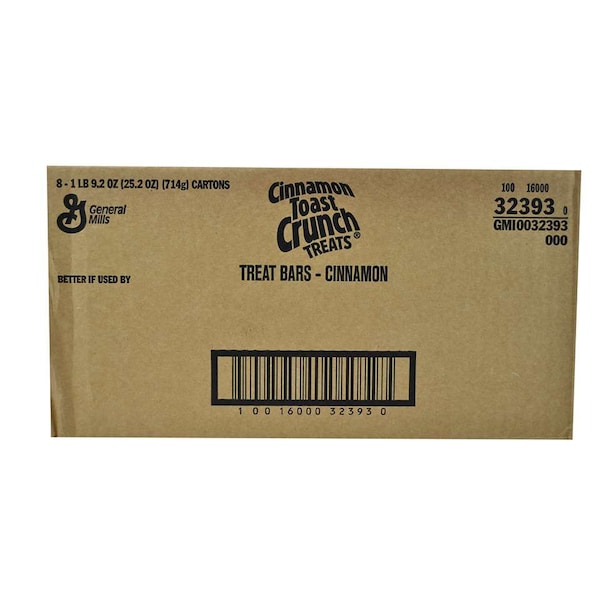 Canela Toast Crunch Barra de Cereal Canela Toast Crunch 25.2 oz. Caja, PK8 - 16000-32393