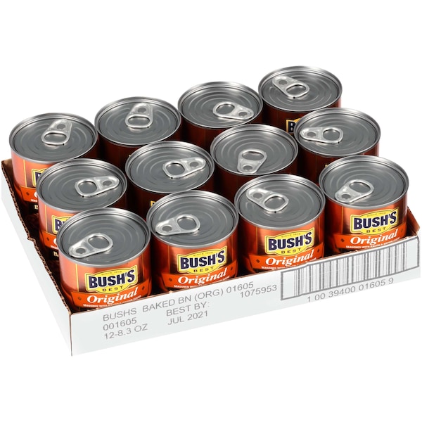 Bushs Best Bush's Best Pop Top Frijoles Horneados Originales 8.3 oz., PK12 - 01605
