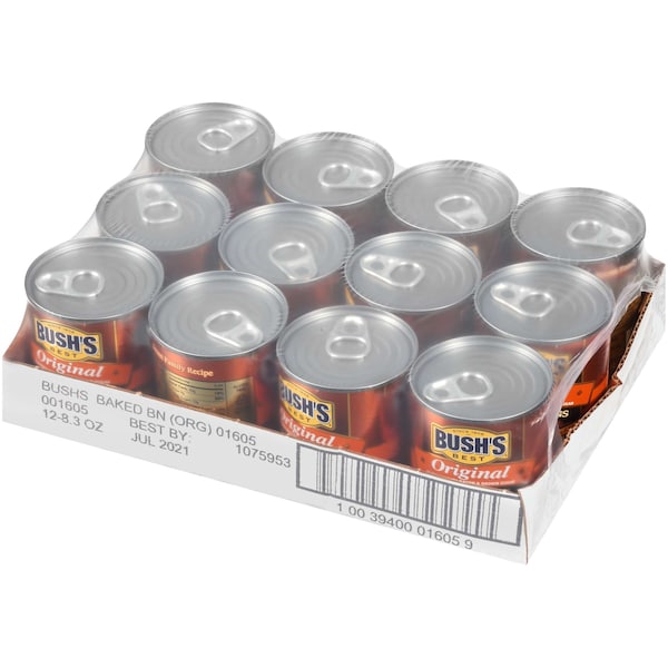 Bushs Best Bush's Best Pop Top Frijoles Horneados Originales 8.3 oz., PK12 - 01605