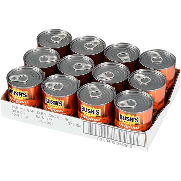 Bushs Best Bush's Best Pop Top Frijoles Horneados Originales 8.3 oz., PK12 - 01605