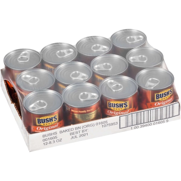 Bushs Best Bush's Best Pop Top Frijoles Horneados Originales 8.3 oz., PK12 - 01605