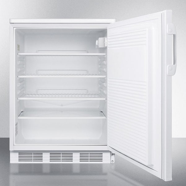 Summit Appliance Div. Summit  Commercial Built In Undercounter Refrigerator 5.5 Cu. Ft. White - FF7LWBI