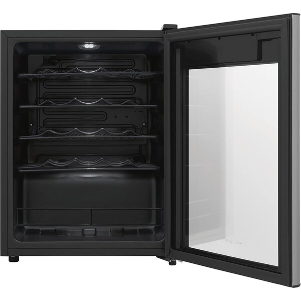 Almo 24-Bottle Single Zone Wine Cooler Refrigerator with Temperature Range 41-65Deg. F 5-18.3 Deg. C - FRWW2432AV