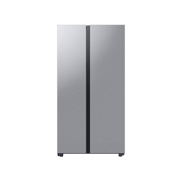 Almo Bespoke Counter Depth Side-by-Side 23 cu. ft. Stainless Steel Refrigerator with Beverage Center - RS23CB7600QLAA