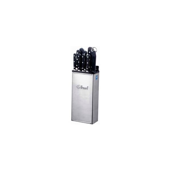 Edlund Co Edlund - Knife Rack, 12in Skirting, Stainless Steel, Black Insert - KR-50