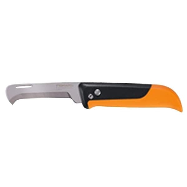 Fiskars Produce Knife, 714 in OAL, 3 in L Blade, Stainless Steel Blade, Curved Tip Blade - 340140-1001