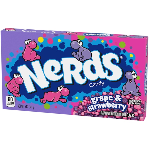 Nerds Nerds Caja de Uvas y Fresa Estados Unidos 5 oz., Paquete de 12 - 00079200766733U