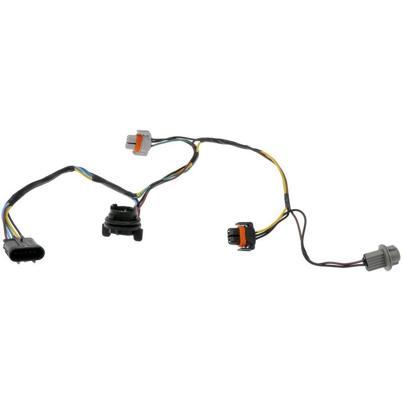 Unbranded Headlight Socket And Connector Wire Harness Assembly 2008 Chevrolet Malibu 2.2L - 645-539