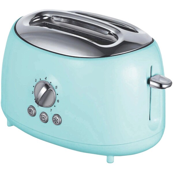 Brentwood Appliances 7" 2-Slot Blue Toaster - TS-270BL