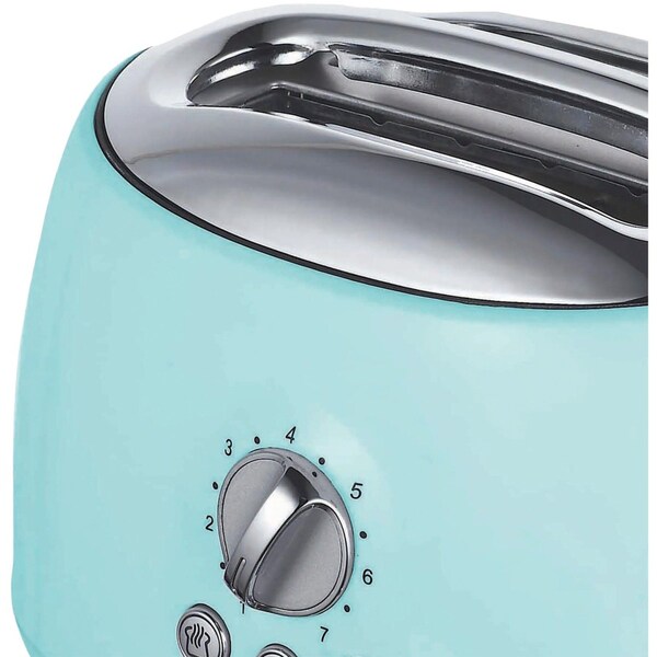 Brentwood Appliances 7" 2-Slot Blue Toaster - TS-270BL