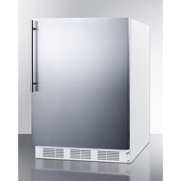 Summit Appliance Div. Summit  ADA Comp Built in Undercounter Refrigerator 5.5 Cu. Ft. White - FF6WBISSHVADA