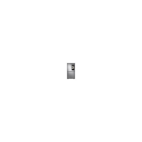Almo 23 cu. ft. Smart 4-Door Flex Refrigerator with Family Hub and Beverage Center in Stainless Steel - RF23A9771SR