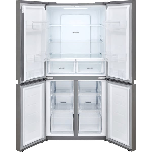 Almo 17.4 Cu Ft French Door Refrigerator with Dual Evaporator and Adjustable Shelves - FRQG1721AV