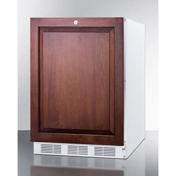 Summit Appliance Div. Summit-32"H ADA Comp Refrigerator For Built-In Undercounter, Front Lock - FF7LWBIIFADA