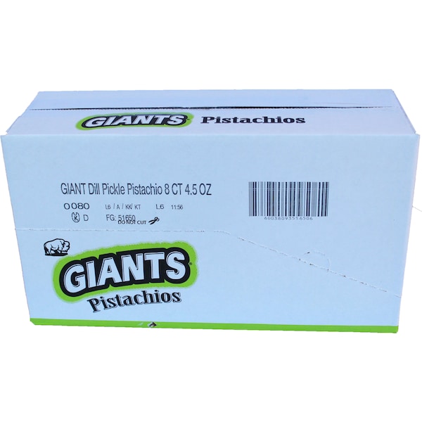 Gigantes Aperitivos de Pistaches Gigantes en Eneldo 4.5 oz., PK8 - 51650