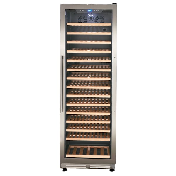 Avanti Avanti 165 Bottle DESIGNER Series Wine Cooler, Stainless Steel - WCF165S3SS