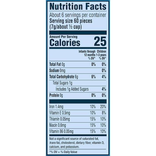 Bocadillo para bebé Gerber Gerber Puffs Manzana Fresa 1.48 oz., paquete de 6 - 00015000960056