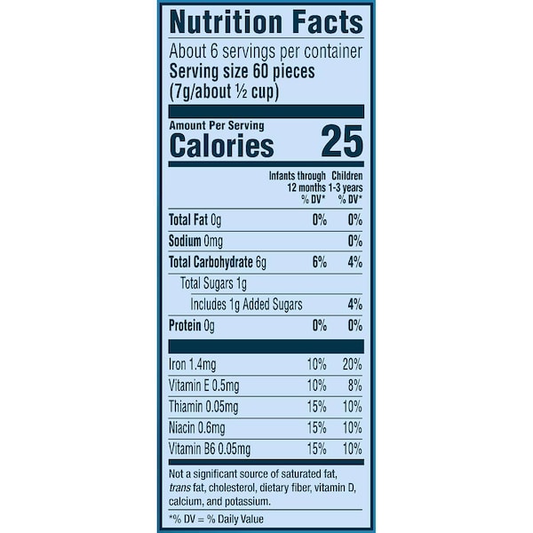 Bocadillo para bebé Gerber Gerber Puffs Manzana Fresa 1.48 oz., paquete de 6 - 00015000960056