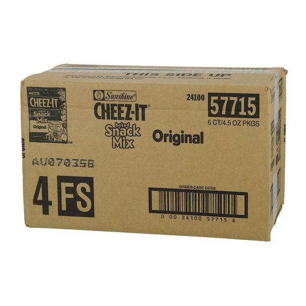 Galletas Cheez-It Cheez-It Mezcla de bocadillos clásicos 4.5 oz. Bolsa, PK6 - 2410057715