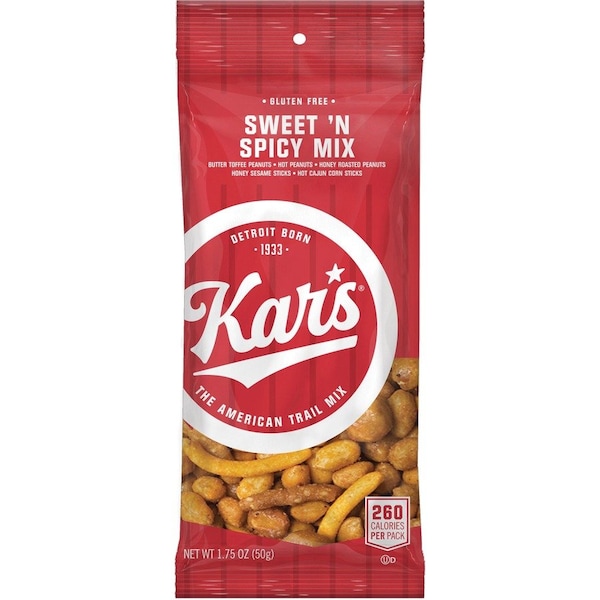 Mezcla de prueba dulce y picante Kars, 1.75 oz., 24/BX Paquete - KARSN08384
