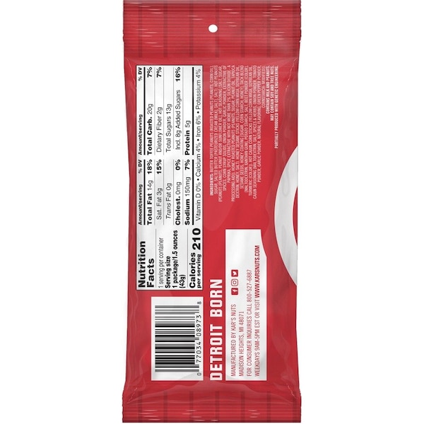 Mezcla de prueba dulce y picante Kars, 1.75 oz., 24/BX Paquete - KARSN08384
