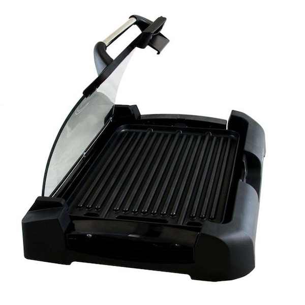 Megachef MegaChef MCG-106 Reversible Indoor Grill And Griddle With Removable Glass Lid - MCG-106