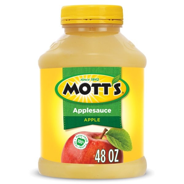 Compota de manzana Mott's 48 oz. Frasco de plástico, PK8 - 10029842