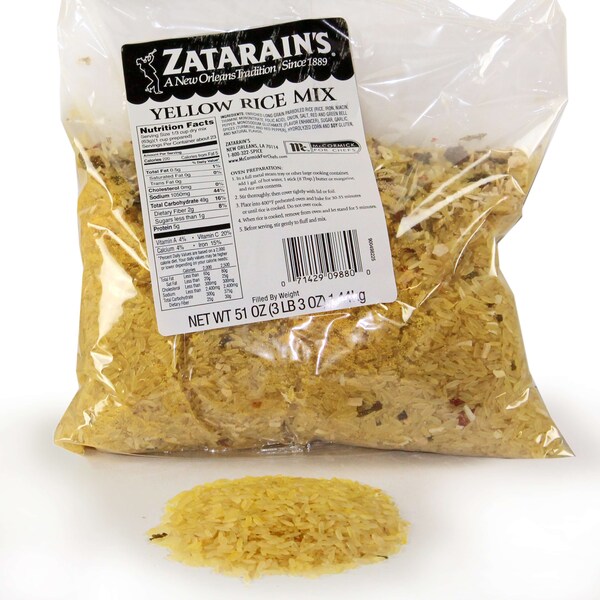 Arroz amarillo de Zatarain's de 51 oz, paquete de 6 - Z09880