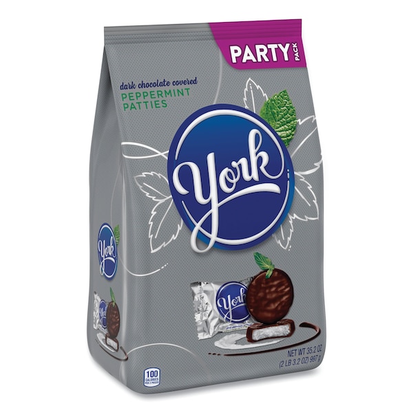 Paquete de Fiesta de York Peppermint Patties, Miniaturas, Bolsa de 35.2 oz - 5811