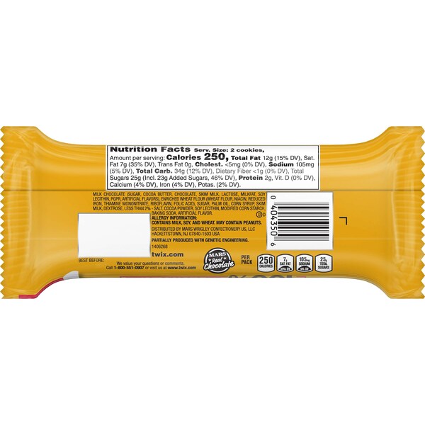 Twix Twix Caramelo 10.74 oz., Paquete de 72 - 228372