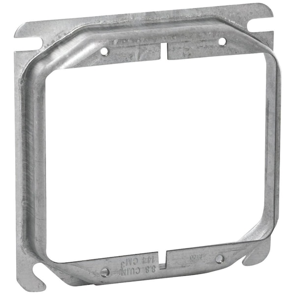 Southwire Electrical Box Cover, 2 Gangs, Square, Galvanized Steel - 52C18-UPC
