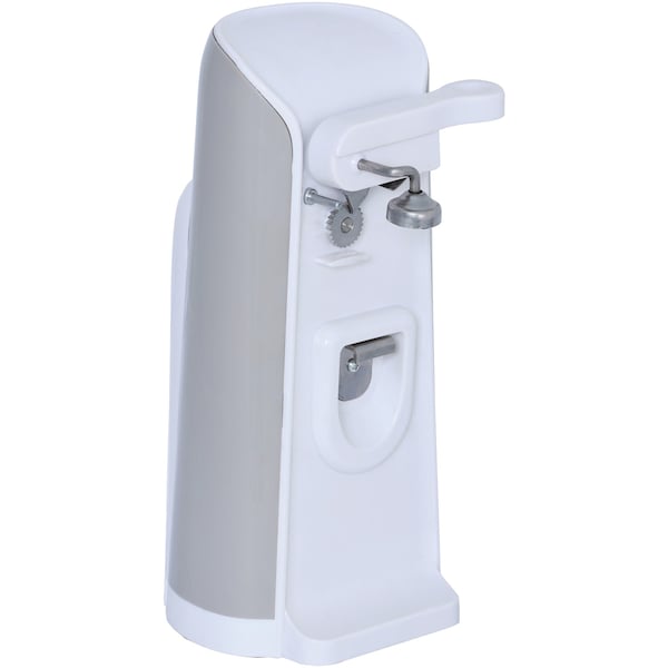 Brentwood Appliances Tall Electric Can Opener with Knife Sharpener and Bottle Opener - J-30W