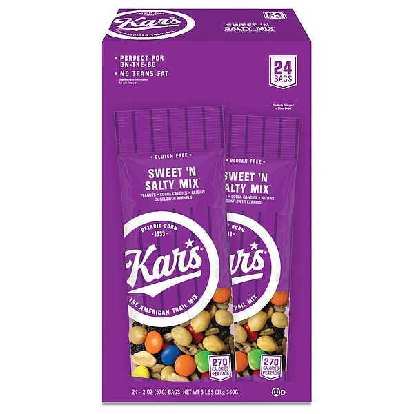 Kars Mezcla de Nueces Dulces y Saladas, 24 piezas - AVT-SN08387