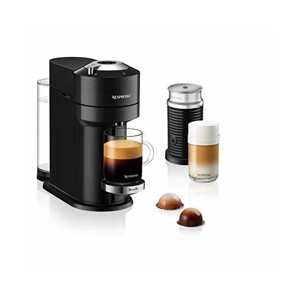 Nespresso by Breville Vertuo Next Classic Black Coffee and Espresso Machine Bundle - BNV560BLK1BUC1