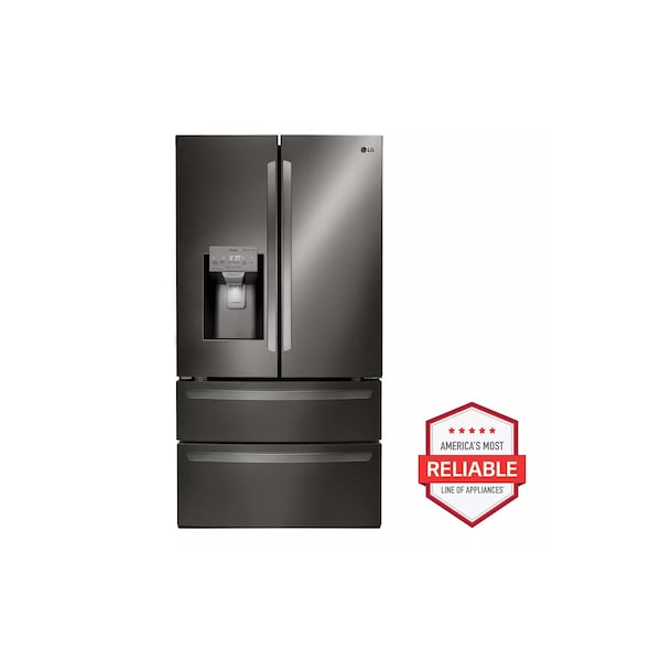 Almo 28 cu.ft. Smart Wi-Fi Enabled 4-Door French Door Refrigerator - LMXS28626D