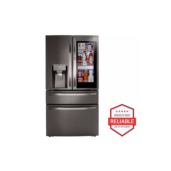 Almo 23 cu. ft. Smart InstaView Door-in-Door Counter-Depth Refrigerator - LRMVC2306D