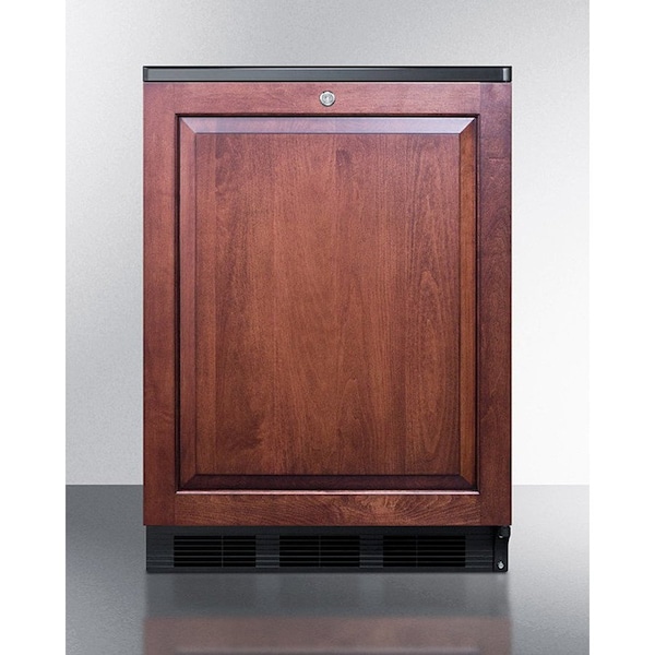 Summit Appliance Div. Summit  Built In Undercounter All Refrigerator 5.5 Cu. Ft. Black - FF7LBLKBIIF