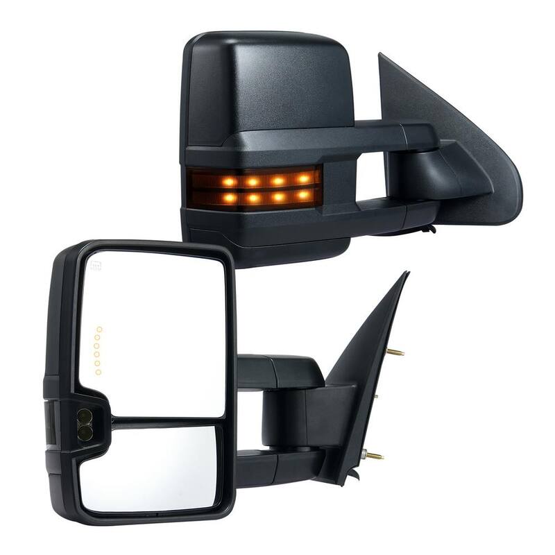 VEVOR Towing Mirrors Pair forChevrolet Silverado (2003-2007)/GMC/Cadillac Heating Defrost Manual Controlling - QYJHZKXFLSLDUMHCUV9