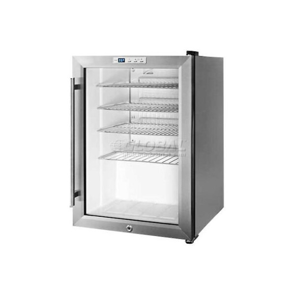 Summit Appliance Div. Summit-Commercial Countertop Beverage Cooler, Glass Door - SCR312LCSS