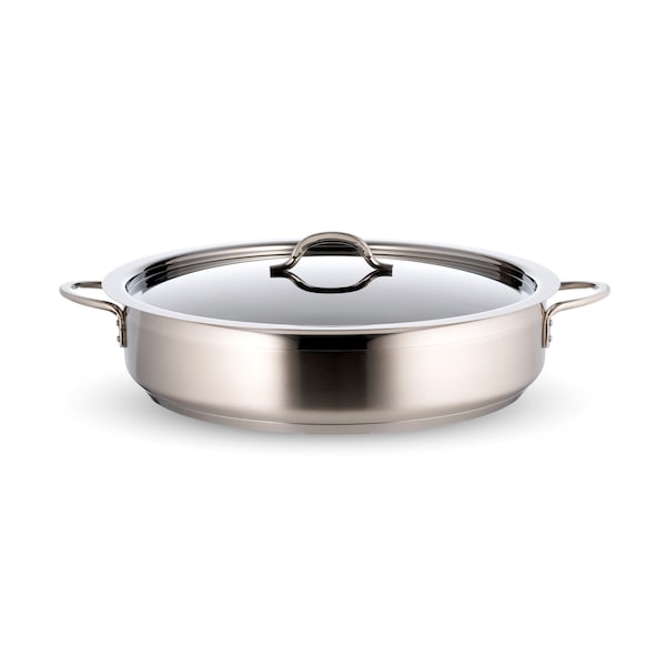 Bon Chef Country French - Two Tone S/S 9 Qt Pot W/Cover - Ind Bottom - 60032CF-2ToneSS