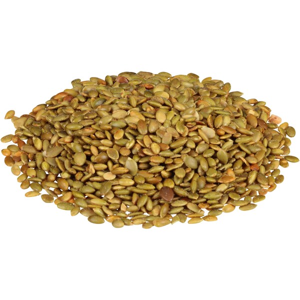 Pepitas de calabaza Fisher Fisher asadas con sal marina 5 libras - 80594