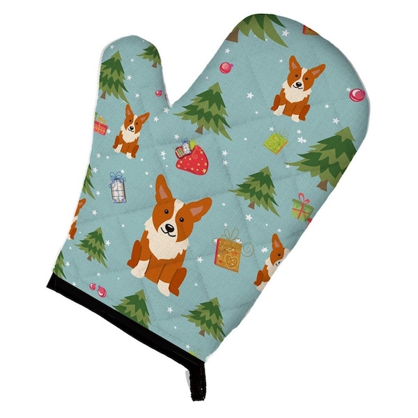Carolines Treasures Christmas Corgi Oven Mitt - BB4760OVMT